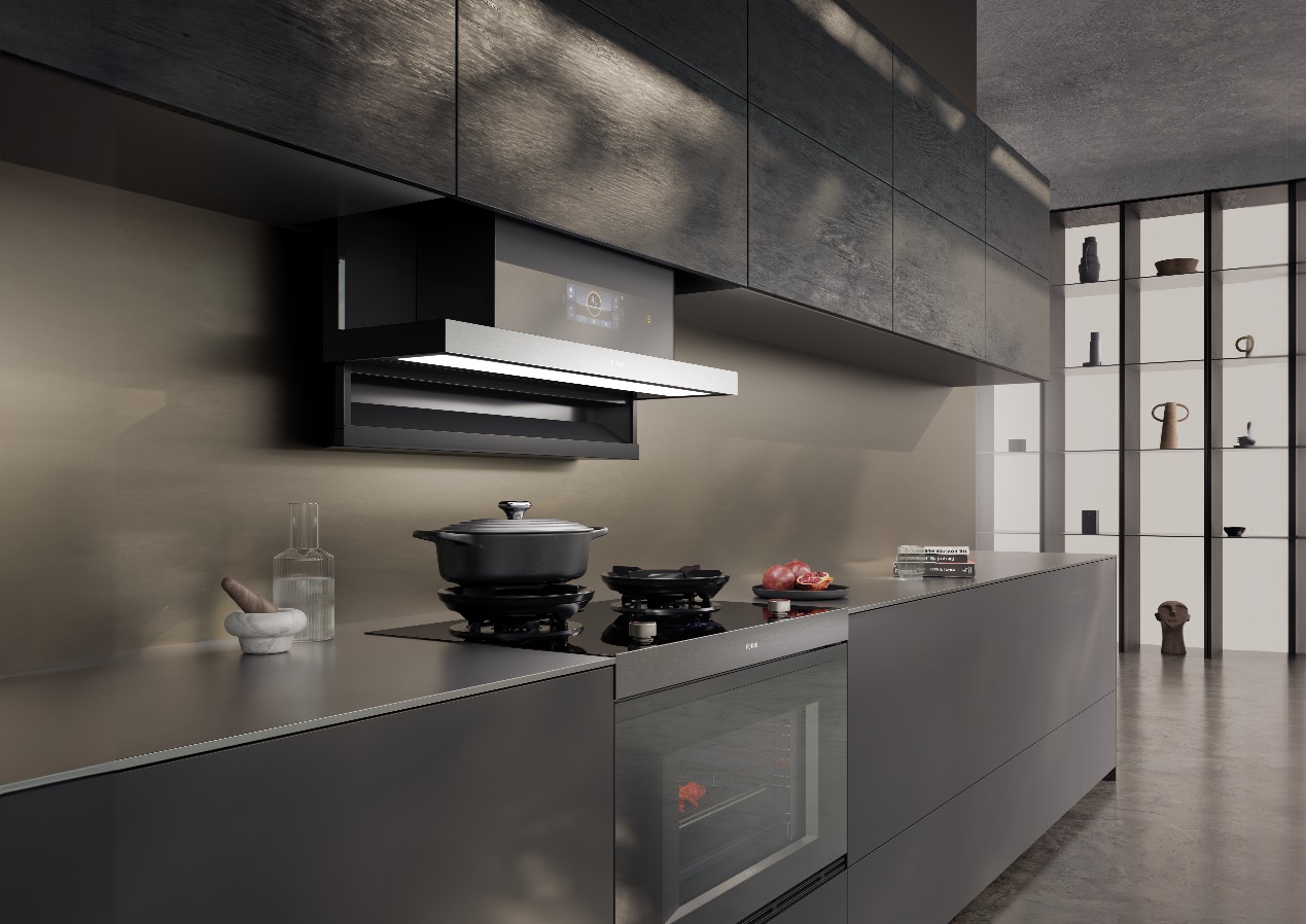 廚房的擺設(shè)布局
描述已自動(dòng)生成